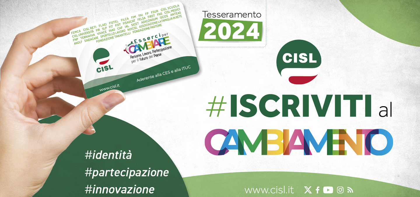 TESSERAMENTO CISL 2024