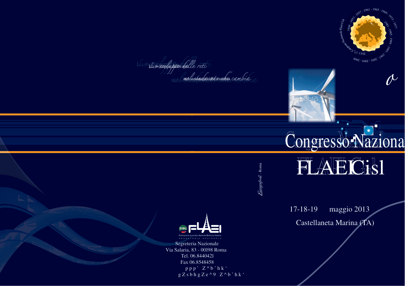 Anteprima Bozza programma Congresso 2013