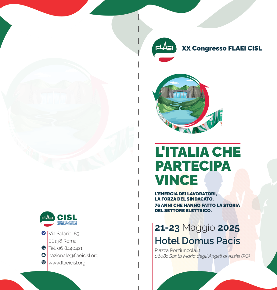 Anteprima Programma XX Congresso Nazionale FLAEI Cisl 2025