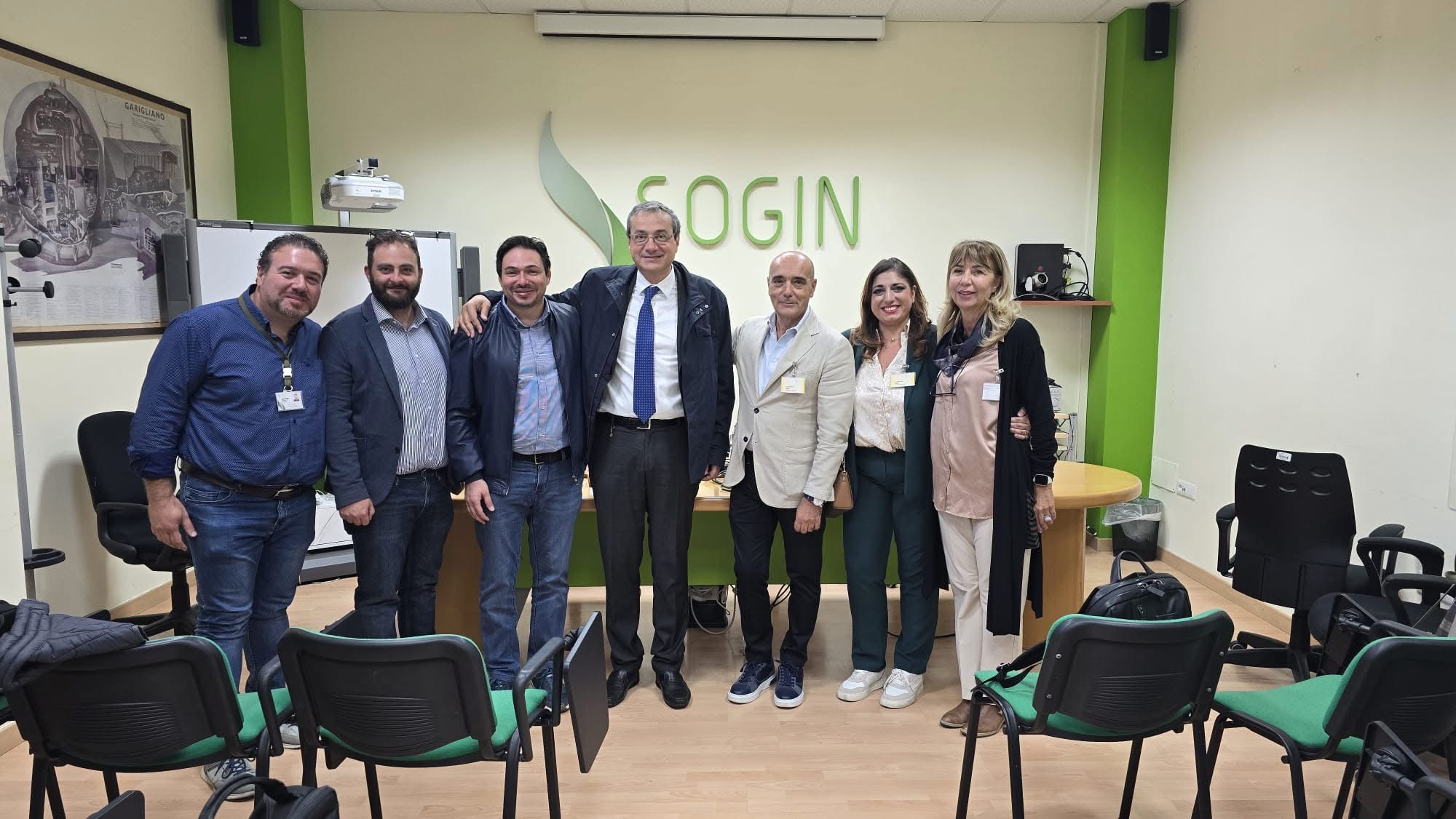 Gruppo SOGIN - assemblea con gli Iscritti presso l'ex Centrale nucleare del Garigliano (CE). Focus su Sicurezza, Formazione e valorizzazione delle Professionalità.