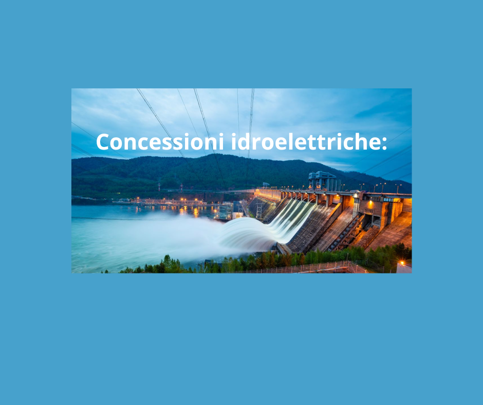Comunicato stampa_:Concessioni idroelettriche: