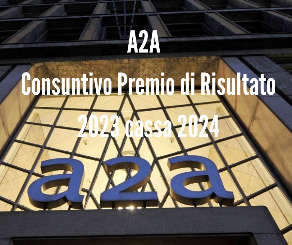 A2A - Consuntivo Premio di Risultato 2023 cassa 2024
