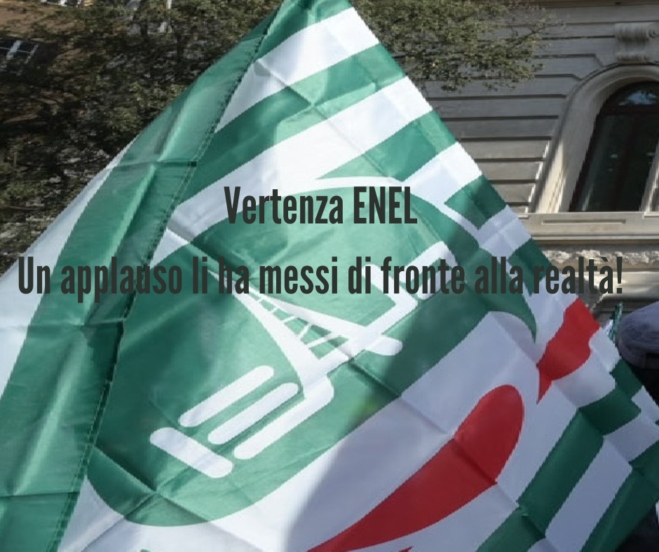 Vertenza ENEL - Un applauso li ha messi di fronte alla realtà!