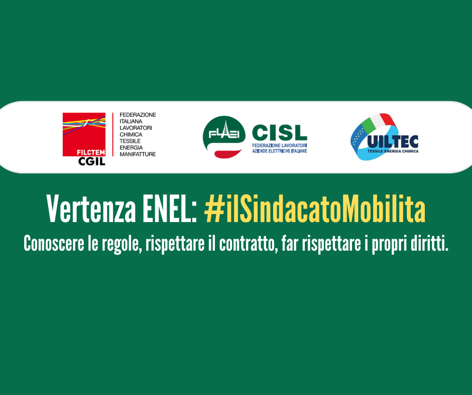 Vertenza ENEL: #ilSindacatoMobilita