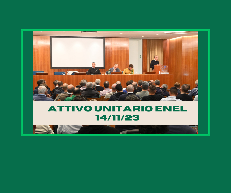 Attivo unitario FILCTEM-FLAEI-UILTEC  -  Sulla situazione del Gruppo Enel