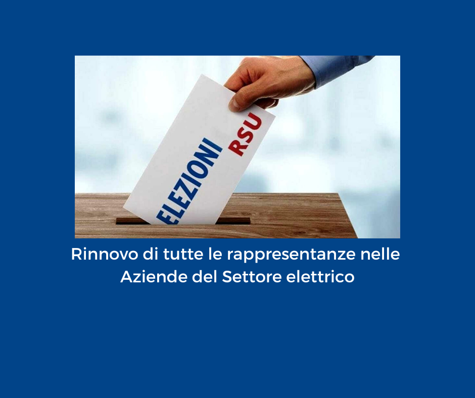 RSU DELLE AZIENDE DEL SETTORE ELETTRICO