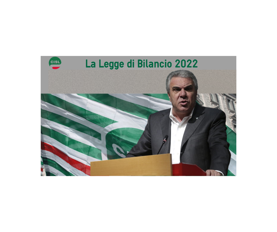 Comitato Esecutivo CISL 30 novembre 2022. Invio documentazione.