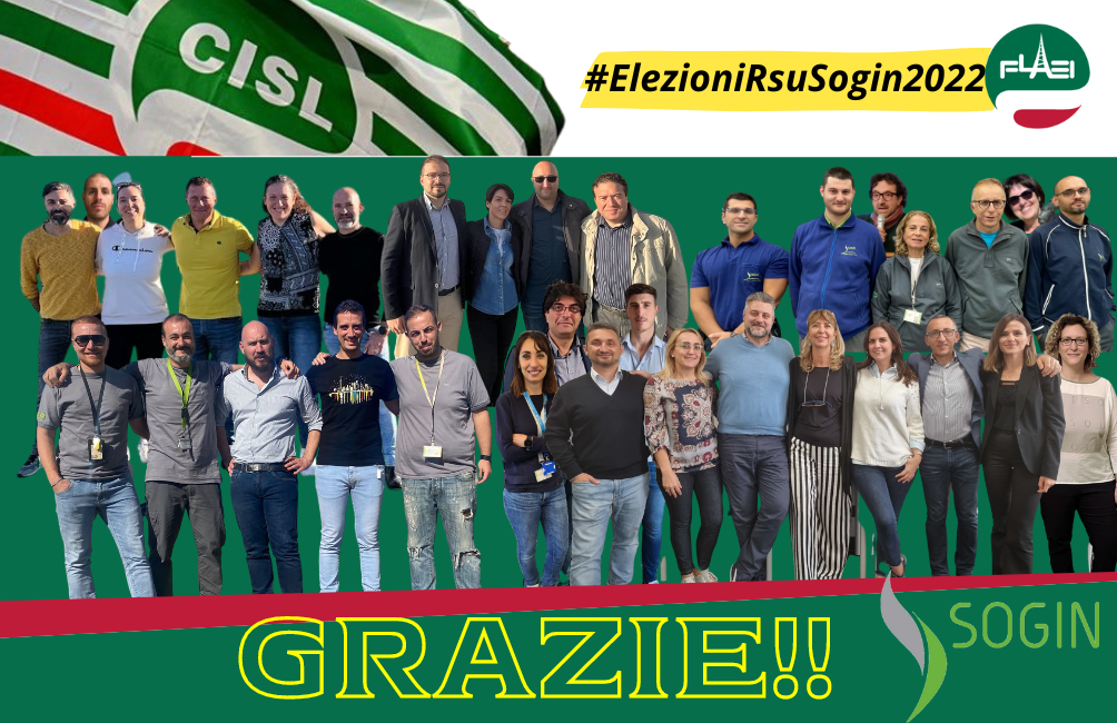 ELEZIONI RSU-SOGIN: UNA FLAEI IN GRANDE CRESCITA!