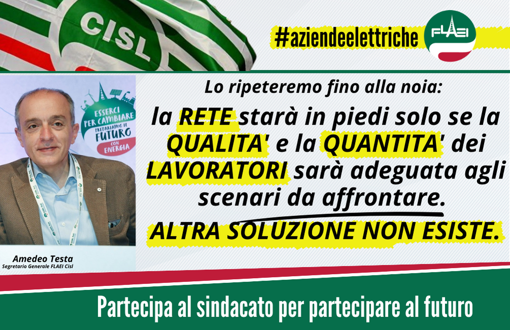 LE IMPRESE ELETTRICHE ITALIANE E IL GOVERNO CHE VERRA' DEVONO CAMBIARE REGISTRO