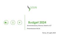 SOGIN -  PRESENTAZIONE BUDGET 2024