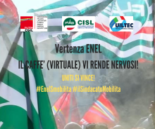 Vertenza ENEL. IL CAFFE' (VIRTUALE) VI RENDE NERVOSI! Indicazioni per lo smart working