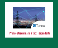 TERNA - Premio straordinario a tutti i dipendenti