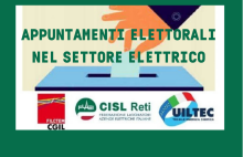 APPUNTAMENTI ELETTORALI NEL SETTORE ELETTRICO LA PAROLA A LAVORATRICI E LAVORATORI