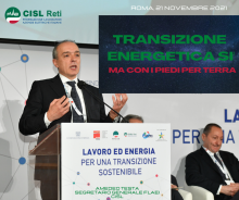 "Lavoro ed energia per una transizione sostenibile" - Comunicato stampa FLAEI Cisl