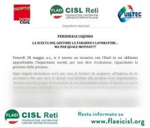 PERSONALE LIQUIDO. LA SCELTA DEL GESTORE LA FARANNO I LAVORATORI...MA PER QUALE MOTIVO???