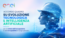 Enel - Accordo quadro su evoluzione tecnologica e Intelligenza Artificiale per la tutela dell'occupazione e dell'occupabilità di lungo periodo.